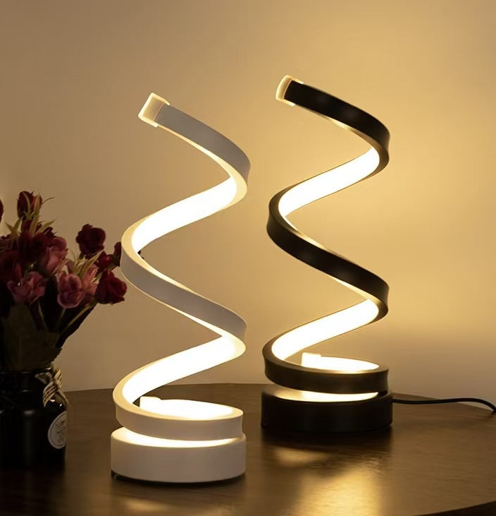 Adjustable Spiral USB Desk Lamp