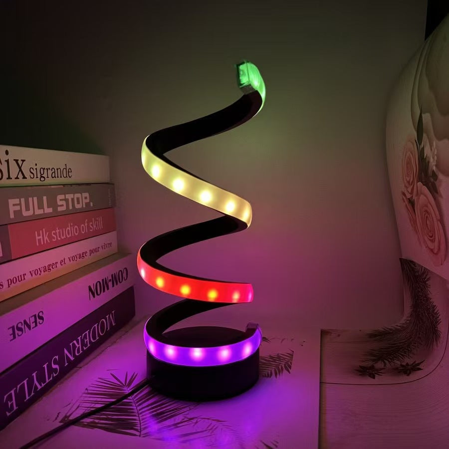 Adjustable Spiral USB Desk Lamp