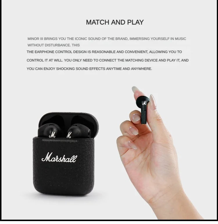 MARSHALL MINOR III, Cuffie auricolari Bluetooth